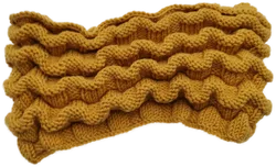 Gelbes Strick-Bandana - ca. 40cm - Bild 1