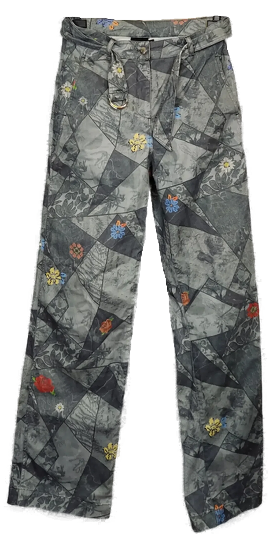 Desigual Damen Jeans grau gemustert Gr. XS - Bild 1