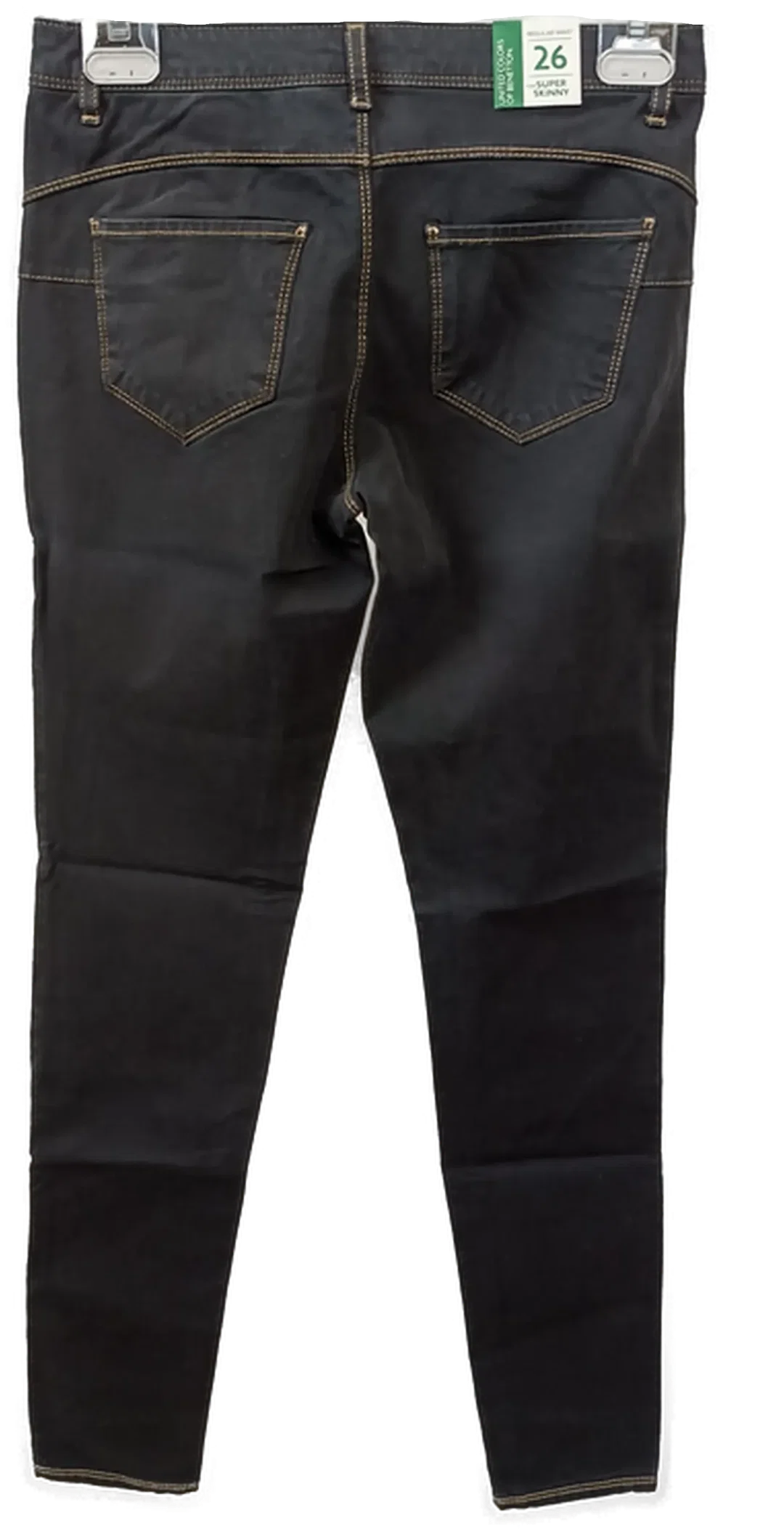 United Colors of Benetton Damen Jeans schwarz Gr. 26 – Bild 2
