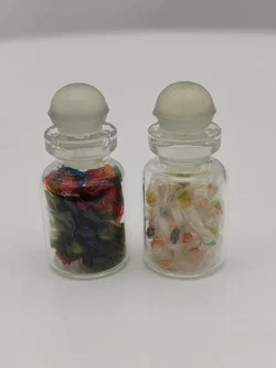 Puppenhaus Zubehör: Miniatur Bonbon-Gläser 2er-Set | Sammlerstück  - Bild 2