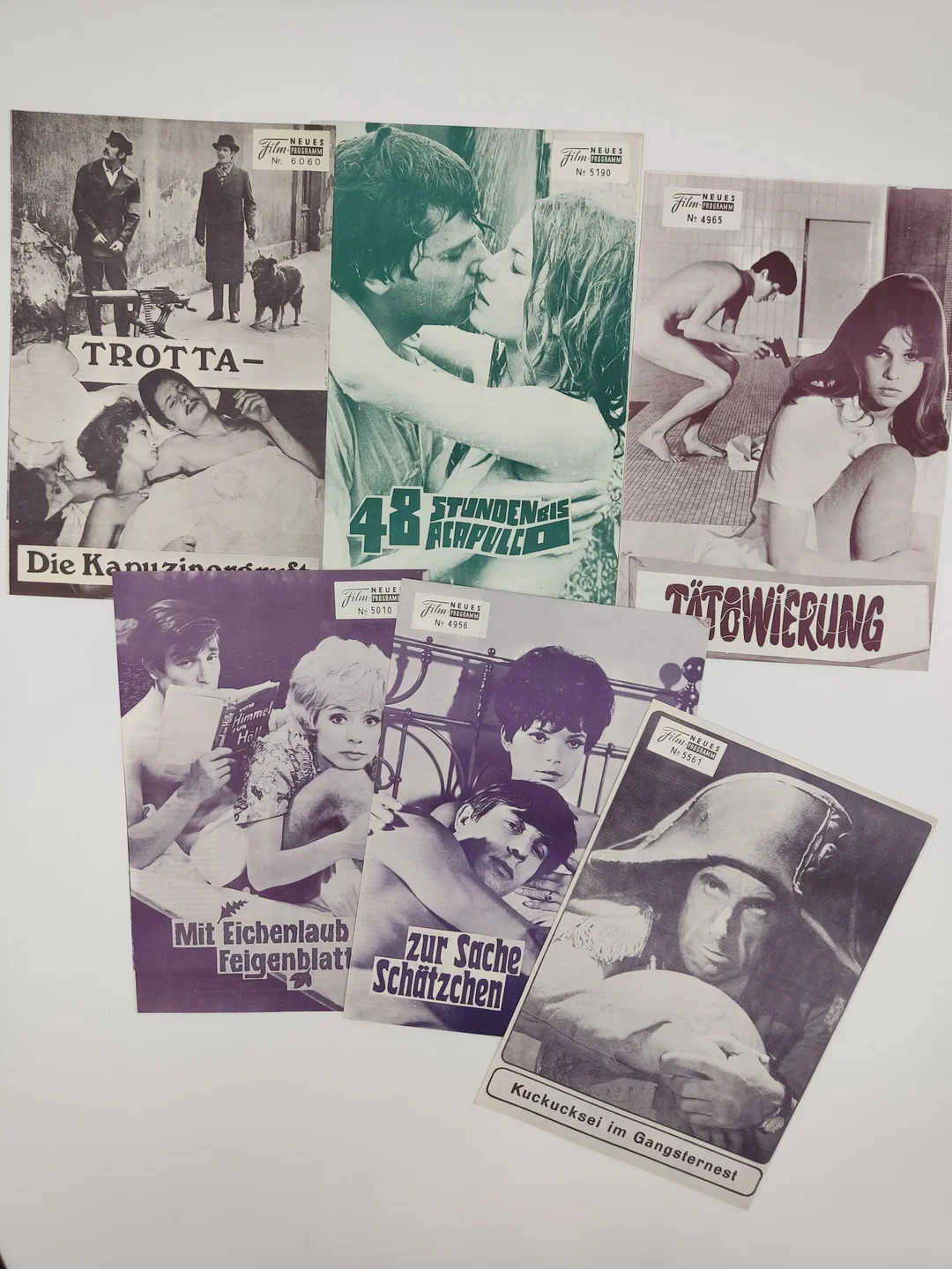 21x Vintage Filmprogramme Deutscher Film - 1960er – Bild 4