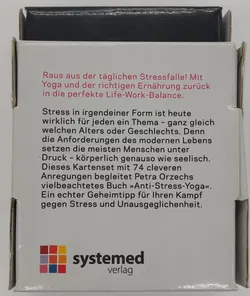 Anti-Stress Yoga Kartenbox mit 18 Rezepten und 56 Asanas - Bild 2
