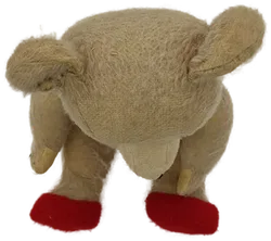 Teddybär Stofftier in braun-rot, Höhe 48cm - Bild 5
