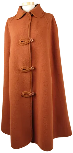 Wetherall Vintage-Cape / Beidseitig verwendbar / kariert bzw. unifarben / Einheitsgröße - Bild 4