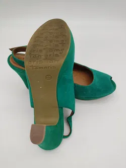 Tamaris Damenschuhe, grün, Größe: 37 - Bild 3