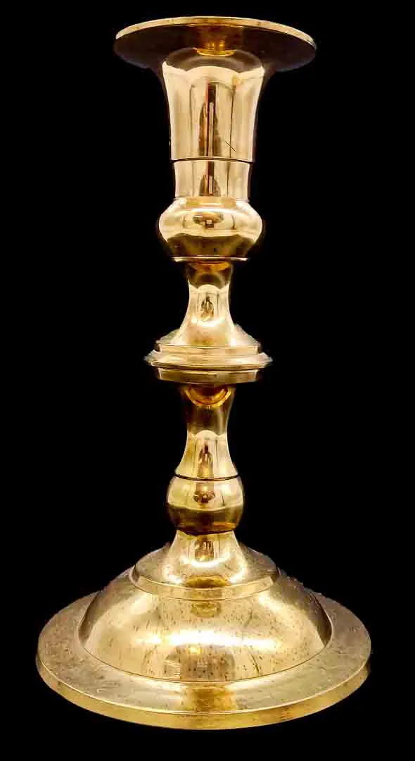 Vintage Metall-Kerzenhalter Höhe ca 16cm Ø ca 7cm - Bild 3