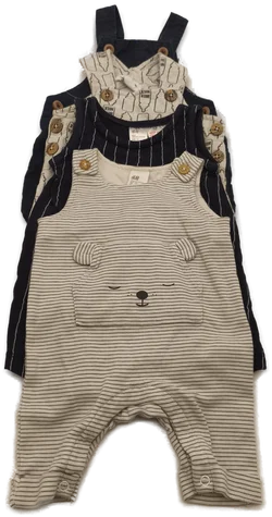 4er Set Latzhose Baby, Gr. 56 – Vorschau 4