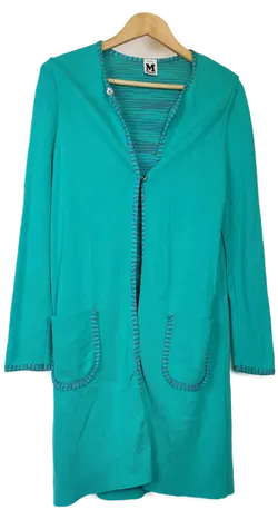 M. Missoni Damen Strickmantel türkis Gr. EUR 42 - Bild 1