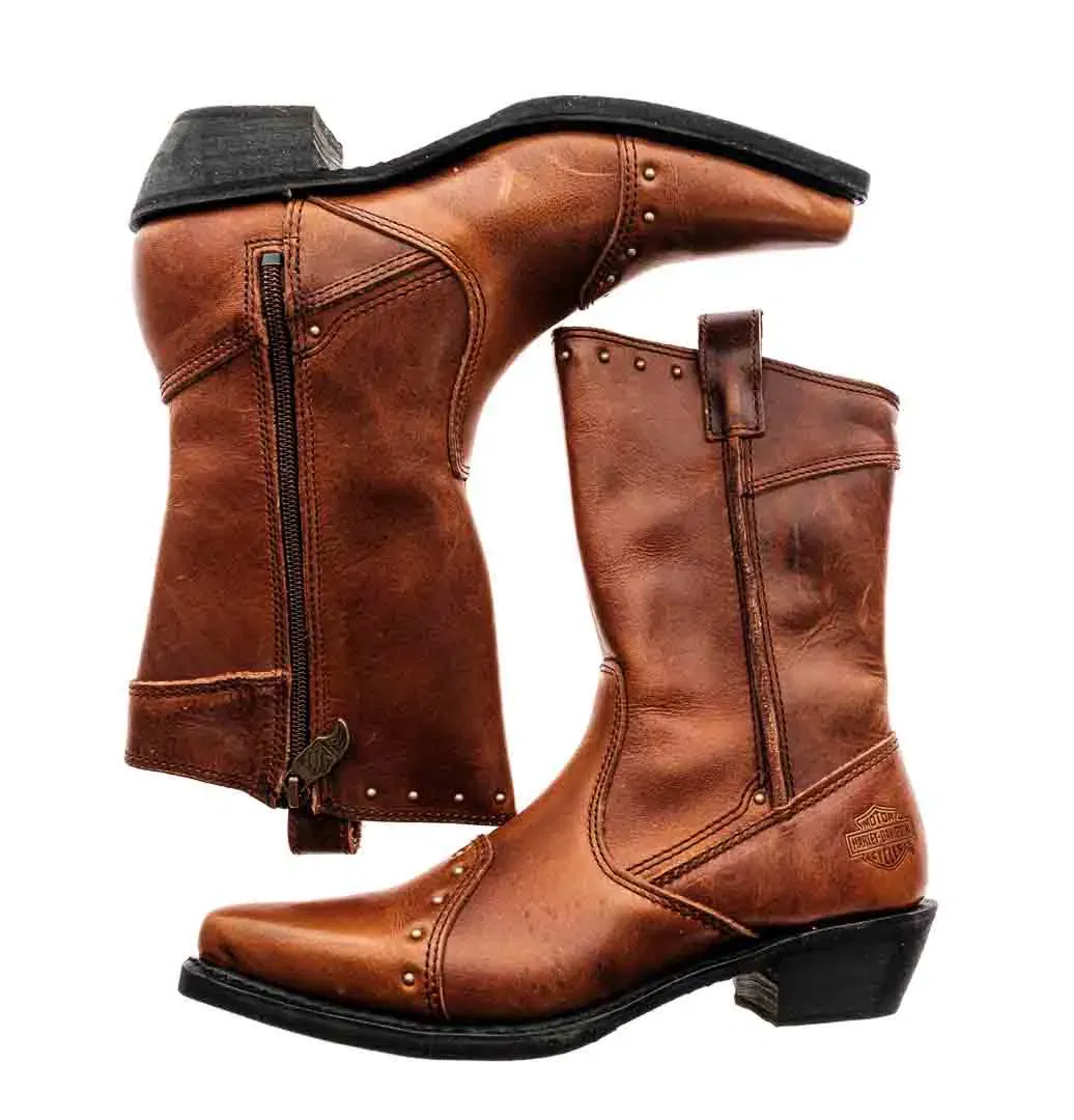Harley Davidson JESSIE Women's Motorcycle Boots Gr. 37 braun - Bild 4