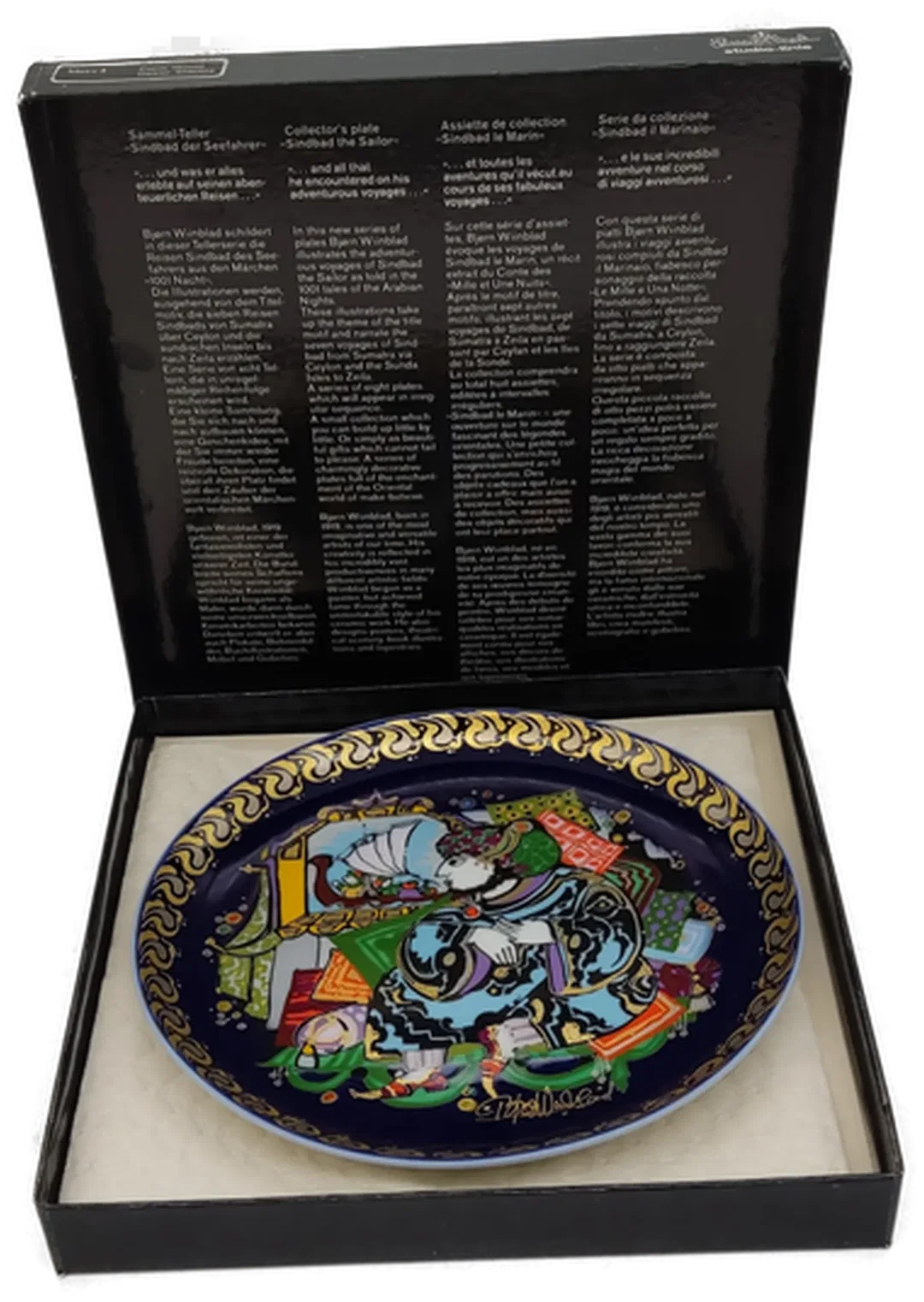 ROSENTHAL studio-line Porzellanteller / Sammelteller "Sindbad der Seefahrer" – Bild 2