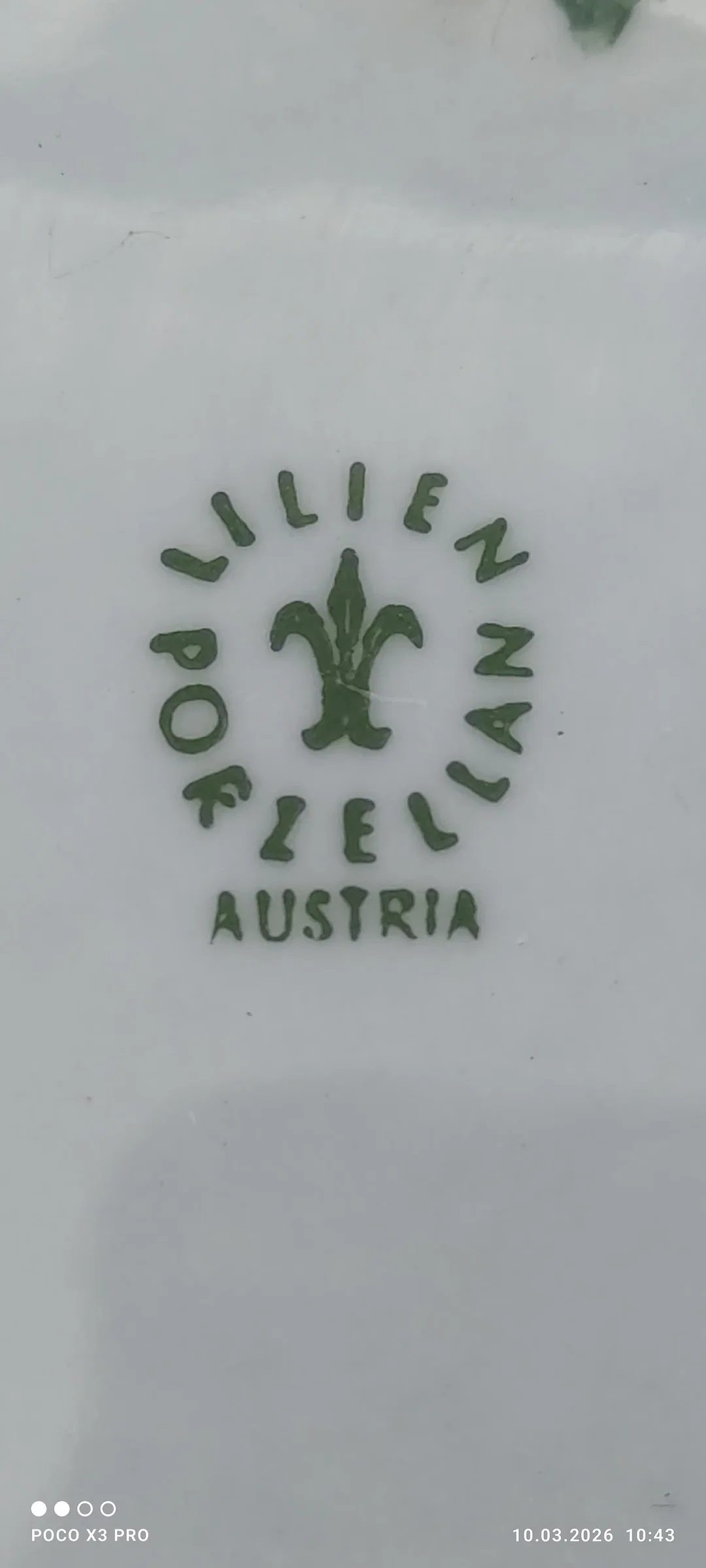 Lilien Porzellan kleine Kanne "Wörthersee", Höhe 12cm – Bild 8
