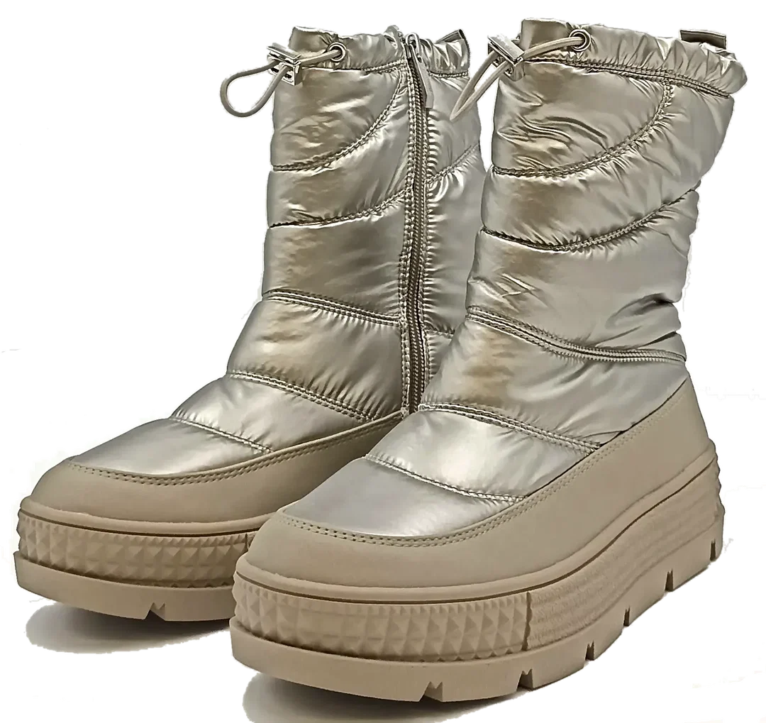 Tamaris Damen Schneestiefel Champagne Gr. 38 – Bild 1