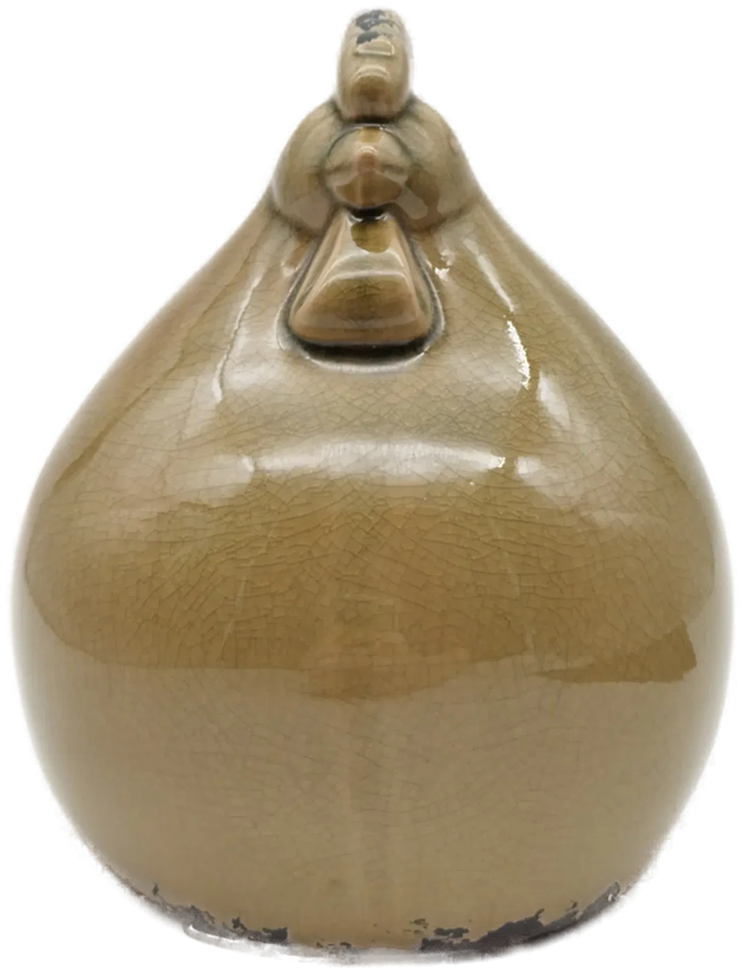 Dekoratives, rundes Huhn - Keramik / 20cm hoch – Bild 2