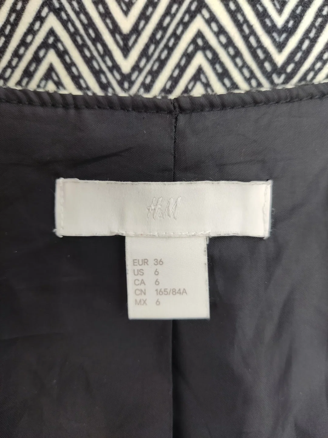 H&M Damen Blazer mehrfarbig Gr.36 – Bild 4