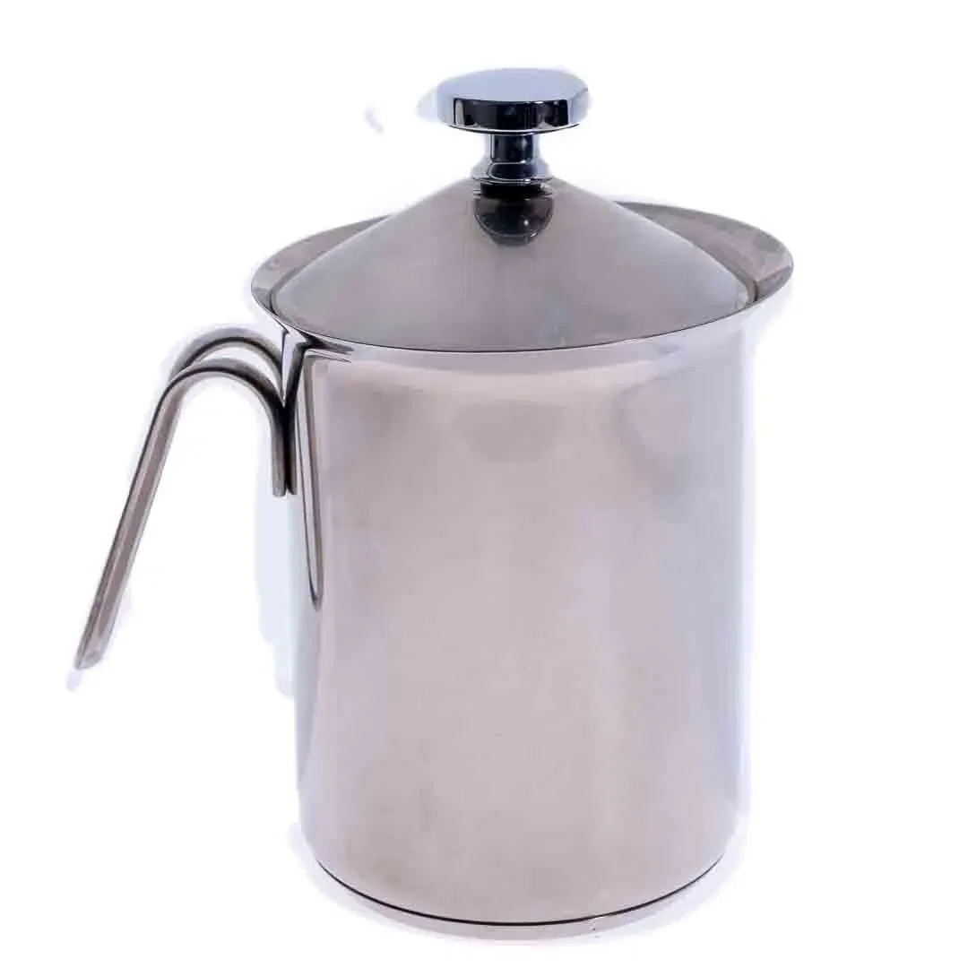 TCM manueller Milchaufschäumer aus Edelstahl (1 Liter) - Bild 1