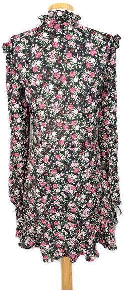 H&M Kleid mit Blumenmuster - XS/34 - Bild 3
