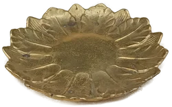 Vintage Messing Schale in Blumenform