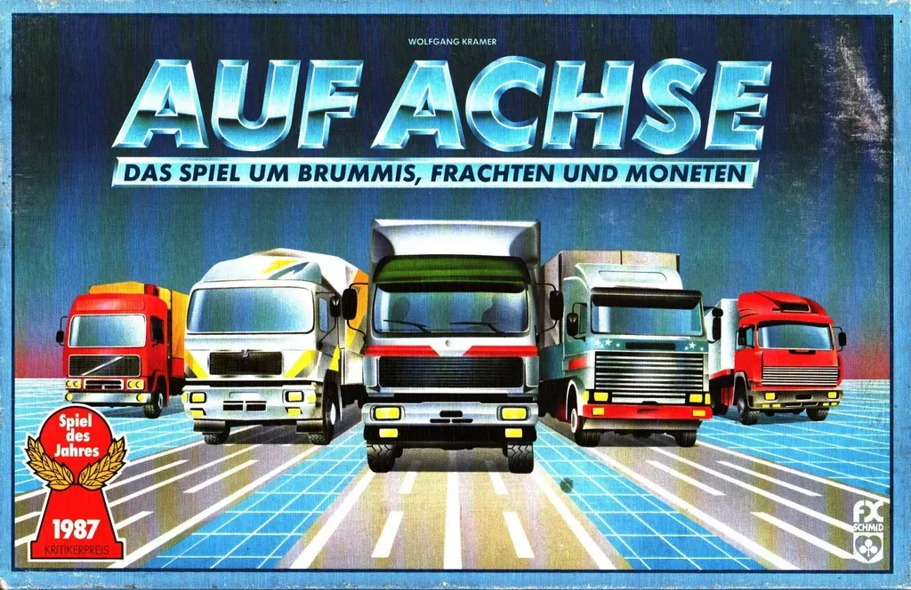 Auf Achse - Das Spiel um Brummis, Frachten und Moneten Brettspiel - Bild 2