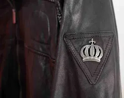 Coole Lederjacke der Marke Harald Glööckler, Schwarz XXL EXCLUSIVE for engbers - Bild 4