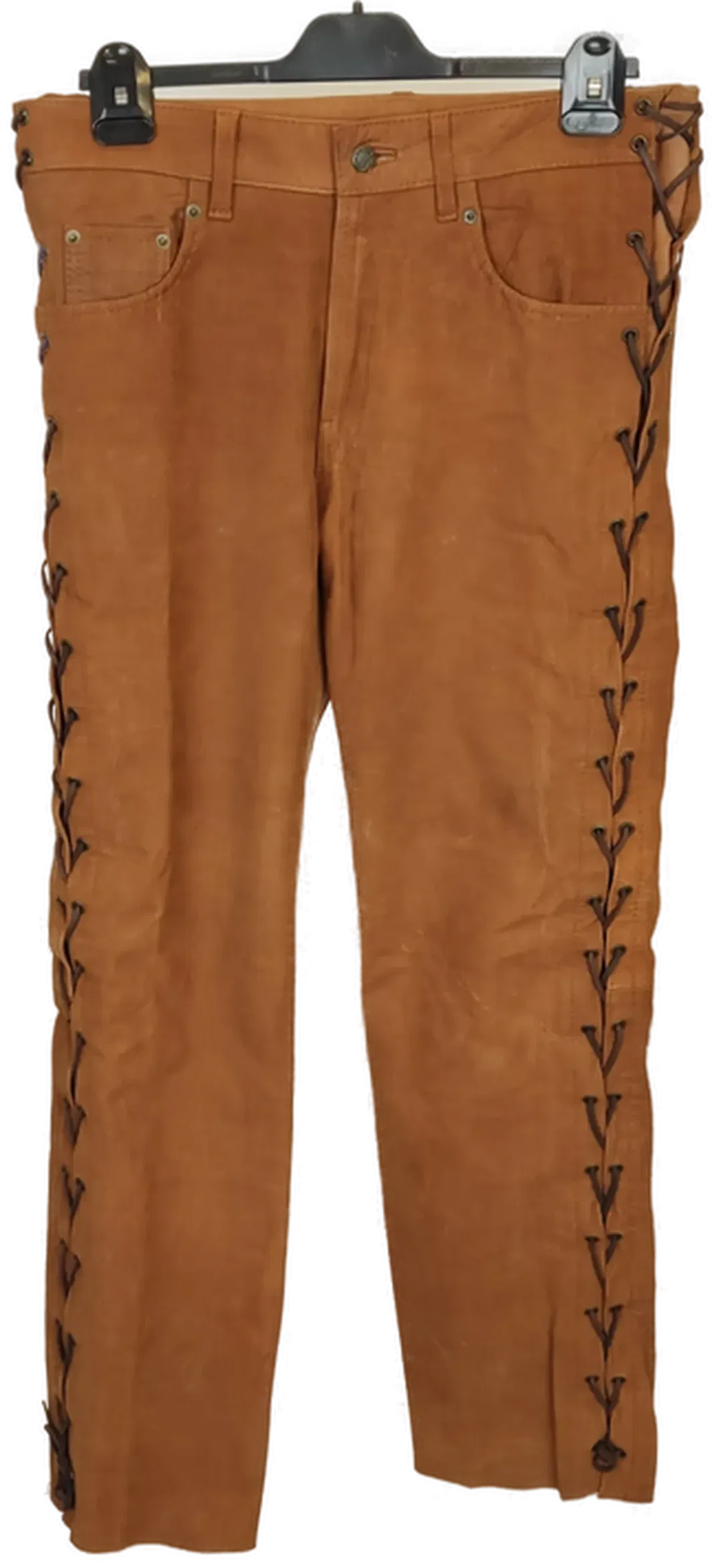 Hard Leather Stuff Herren Lederhose braun Gr. 32 - Bild 4