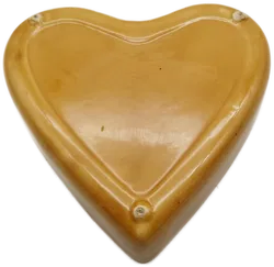 Herzförmige Auflaufform Keramik - 22 x 21 x 4,5 cm - Bild 2