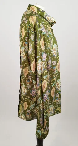 ETRO Milano Bluse / Hemd bemustert - Gr. XL  - Bild 2