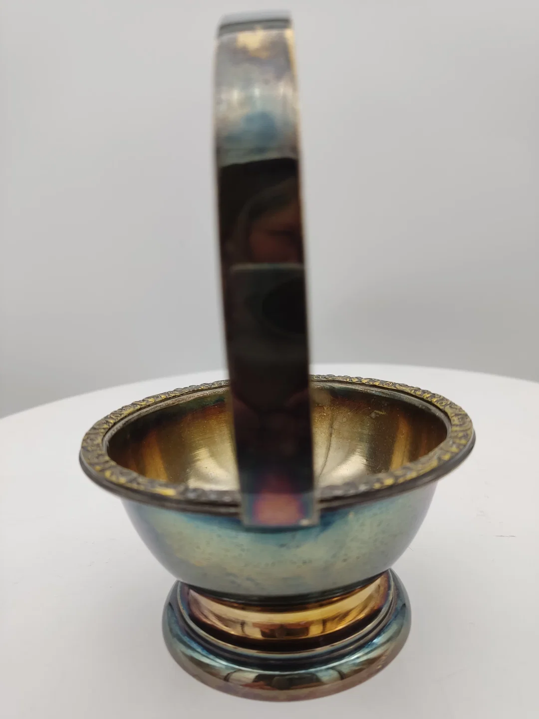 Metall-Henkelschale | Patina-Charme – Bild 5