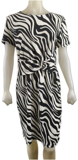C&A, Sommerkleid Damen, Gr. L, Animal Print - Bild 1