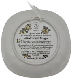 Lilien Porzellan Wandteller 5er-Set "Gustav Klimt" – Vorschau 12