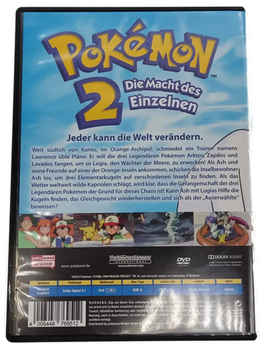 DVD Pokèmon 2 "Die Macht des Einzelnen" – Bild 2