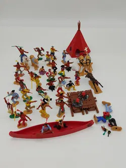 Timpo Toys Sammlung - Western / Indianer - Vintage Figuren - Bild 9