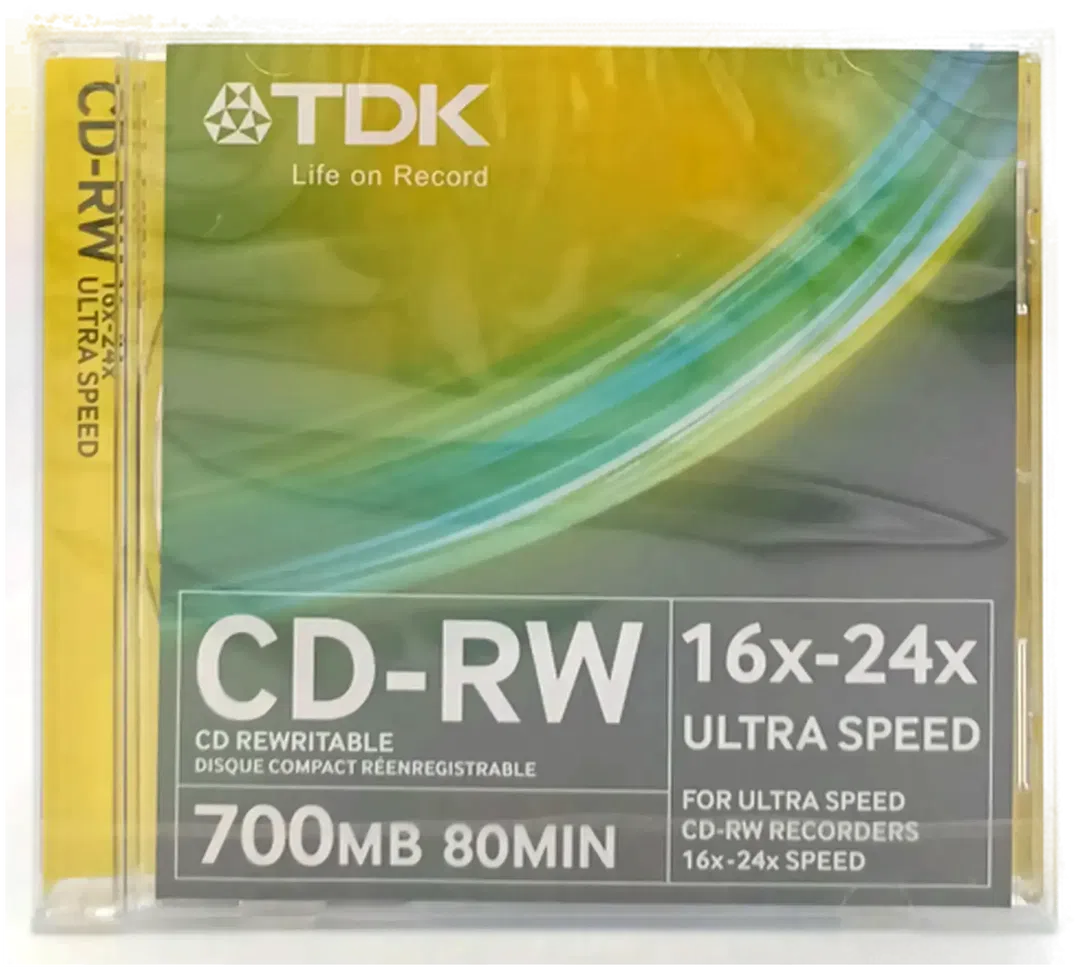 CD-RW 700MB 80min 16x-24x Ultra Speed (OVP) - Bild 1