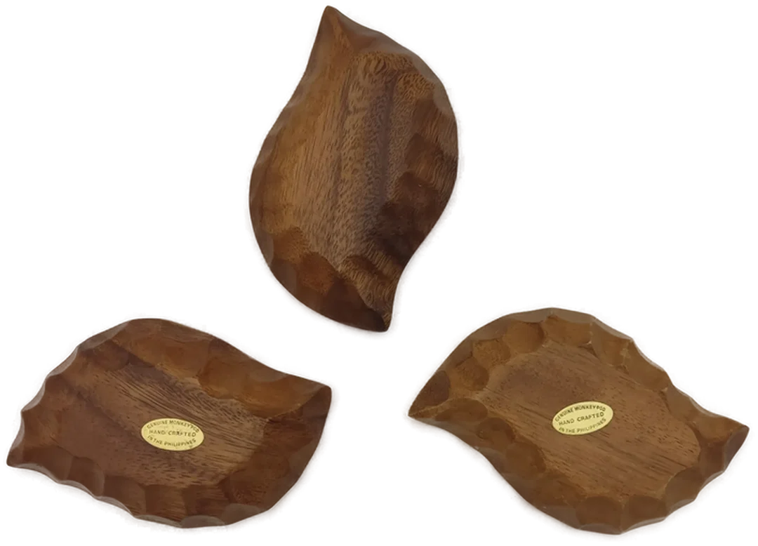 Philippinische Regenbaumholz (Monkeypod) Schalen 3er-Set | Tropisches Unikat – Bild 4