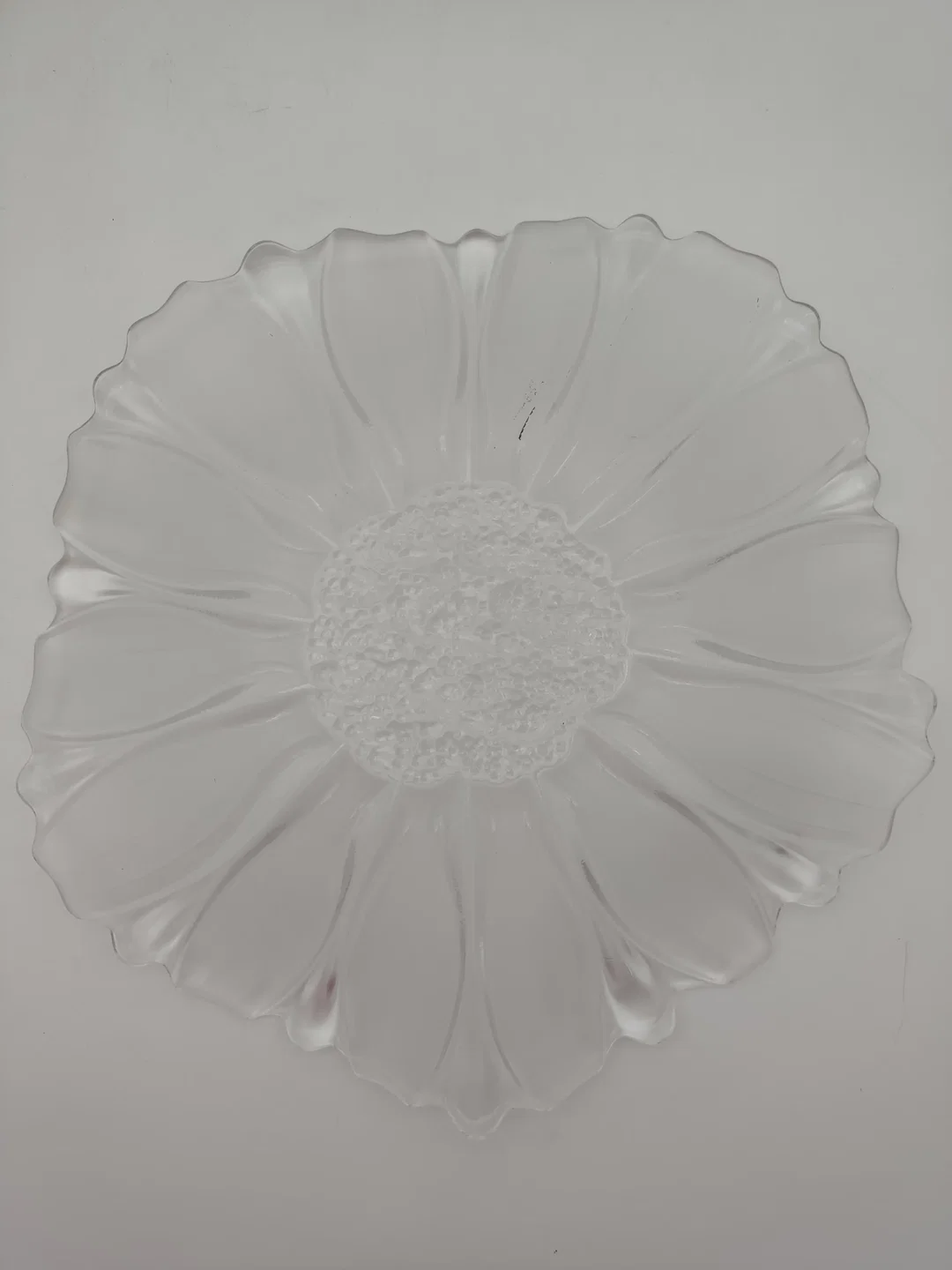 Kristall-Servierplatte Mikasa Transparent | Sunflower Frost – Bild 4