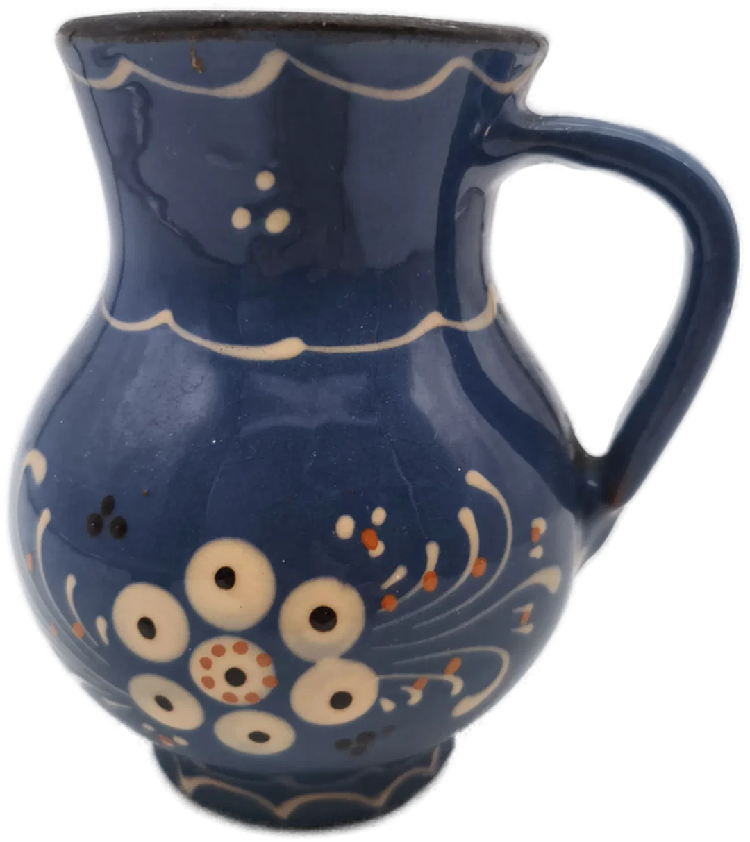 blauer Keramikkrug – Bild 1