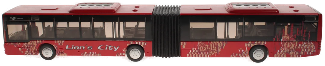 Siku MAN Lion’s City Gelenkbus – Maßstab 1:50 – Rot – Modellbus – Bild 3