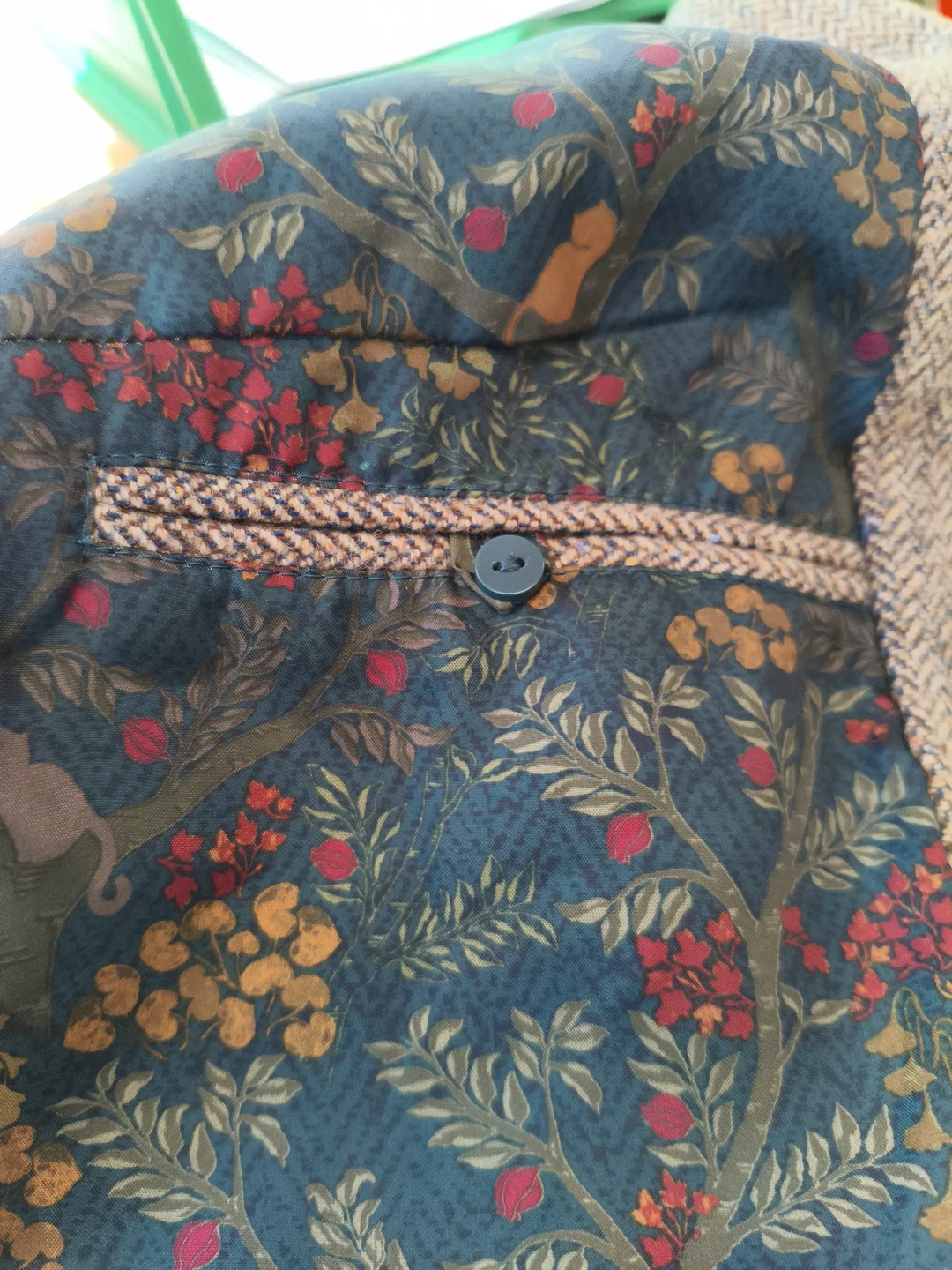 Tweedjacke, Tweedblazer, H&M, Gr. 42, Country Style – Bild 6