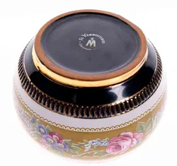 Il Verrocchio Florenz Vintage Aschenbecher mit floralem Muster - Bild 3