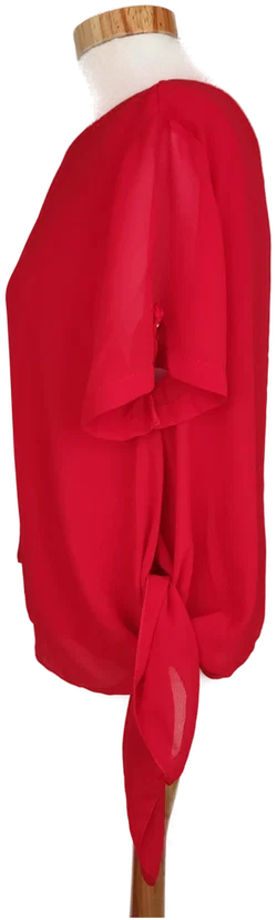 Moda Fashion Damen Kurzarmshirt rot - M/38 - Bild 3