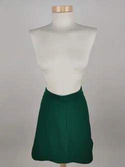 H&M Stretchrock in Grün mit Struktur, Größe L - Bild 1