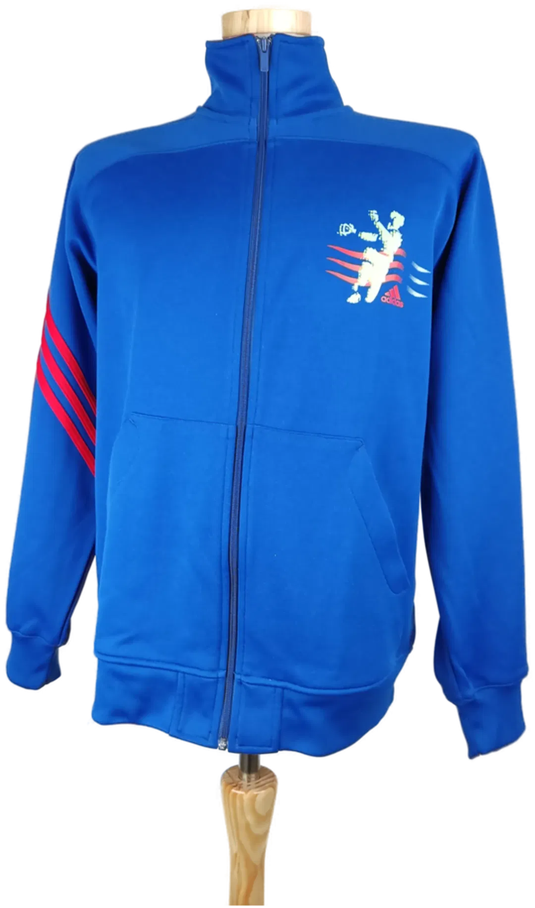 Adidas Unisex Jacke blau- rot/ M o. 38 - Bild 1