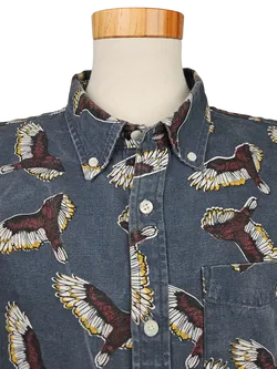 ECKÖ UNLTD. Herren Hemd, blaugrau - Gr. L - Bild 4