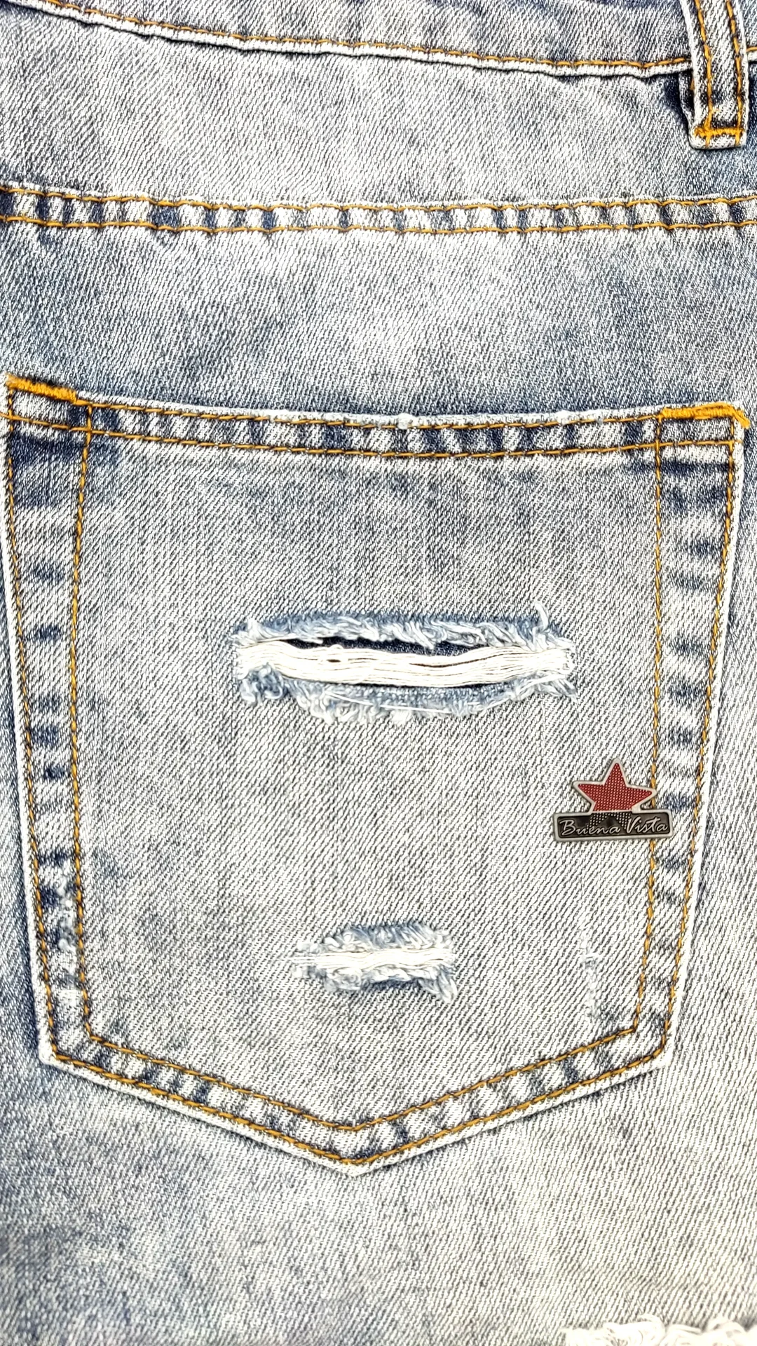 Buena Vista Damen/Jeansshort, blau - Gr. M – Bild 3