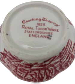 Royal Tudor Milchkännchen rot England - Bild 4