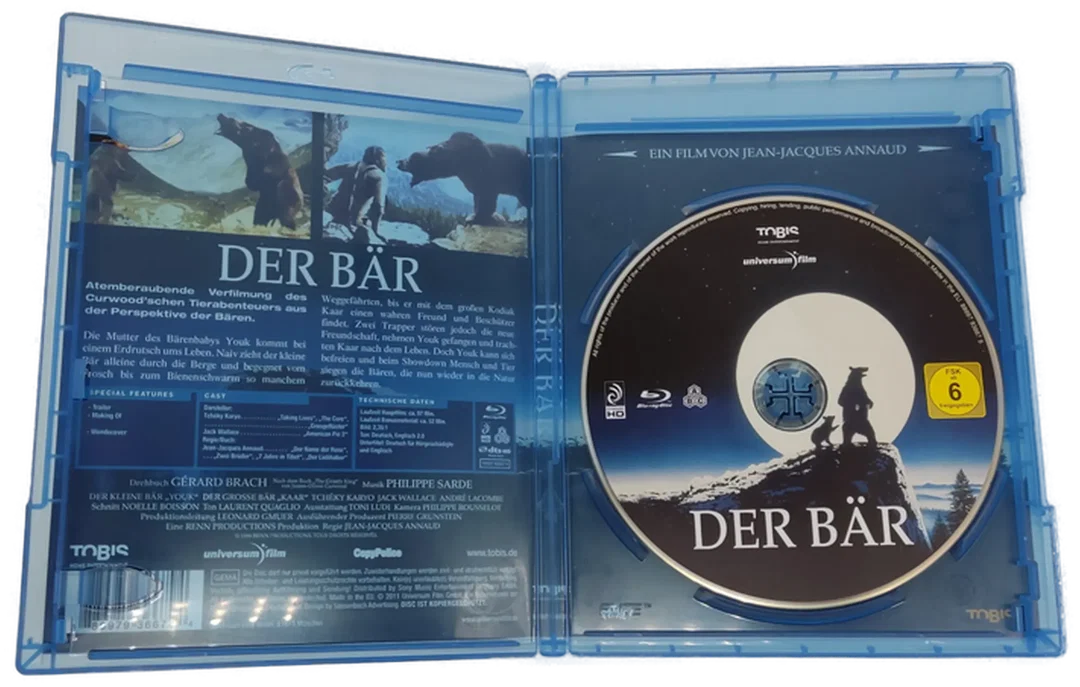 Blu-ray  Disc  "Der Bär" Ein Film von Jean-Jacques Annaud – Bild 3