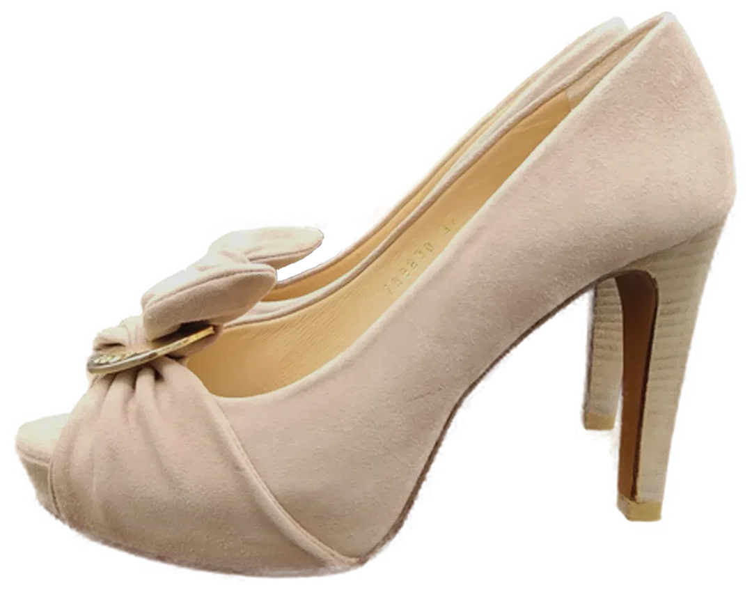 Lodi Damen Peeptoe taupe Gr. 37 – Bild 4