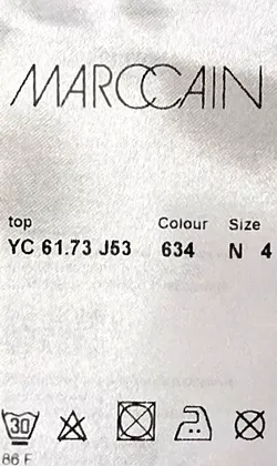 Marc Cain Oberteil braun Animal Print Gr. L - Bild 3