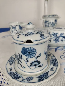 Blue Danube mit Zwiebelmuster Japan Porzellan-Set 6-tlg. | Festliche Stimmung - Bild 7