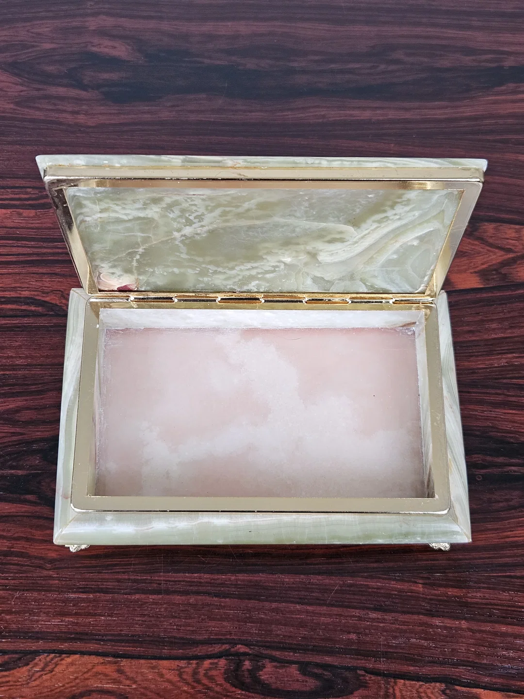 Schmuckkästchen aus grüner Jade – Bild 6