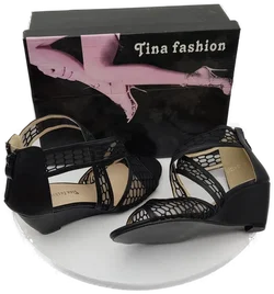 Damen Sandalen Mischfaser Gr. 39 | Sommer-Eleganz - Bild 3